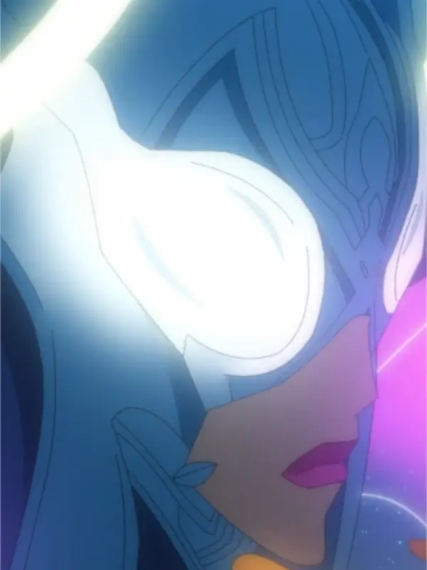 Portrait of character named  Blue Visitor