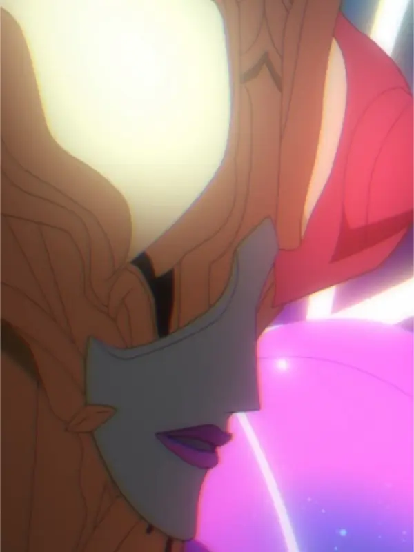 Portrait of character named  Red Visitor