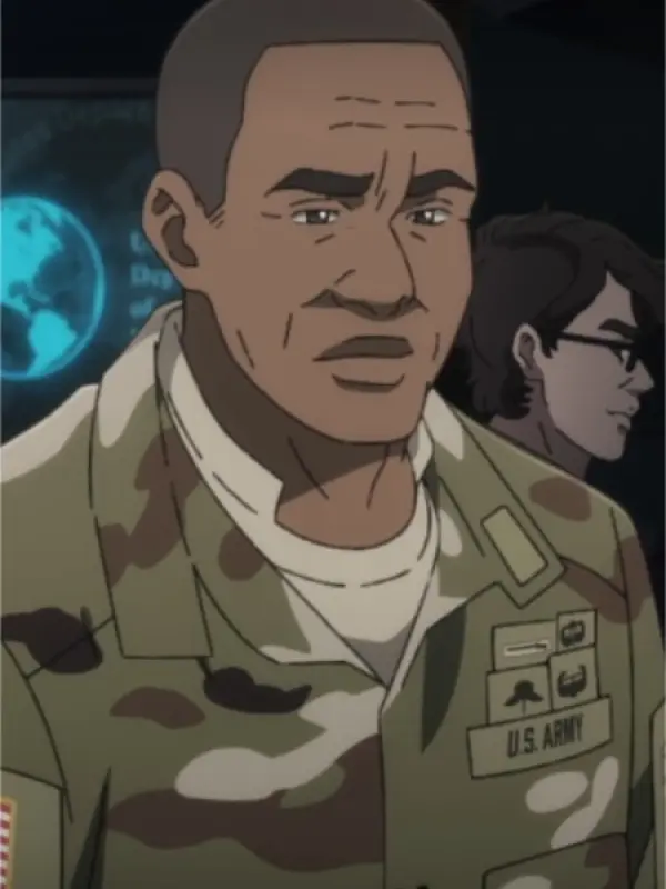 Portrait of character named  Hayes