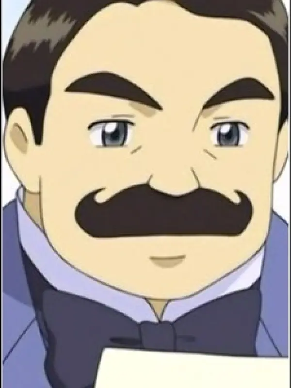 Portrait of character named  Hercule Poirot