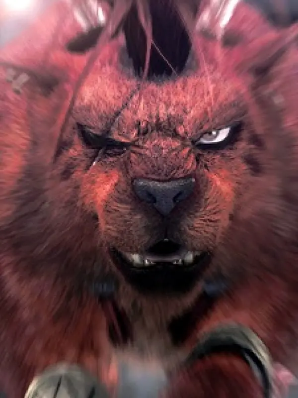 Portrait of character named  Red XIII