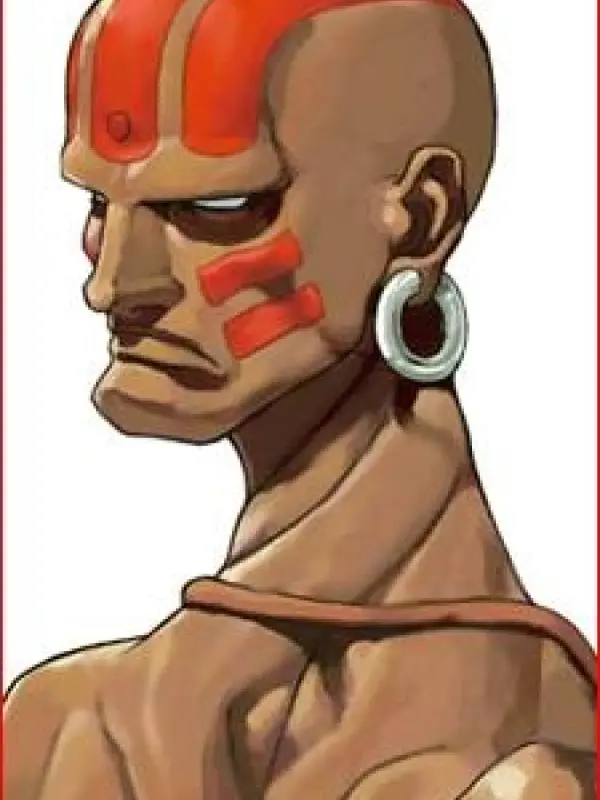 Portrait of character named  Dhalsim