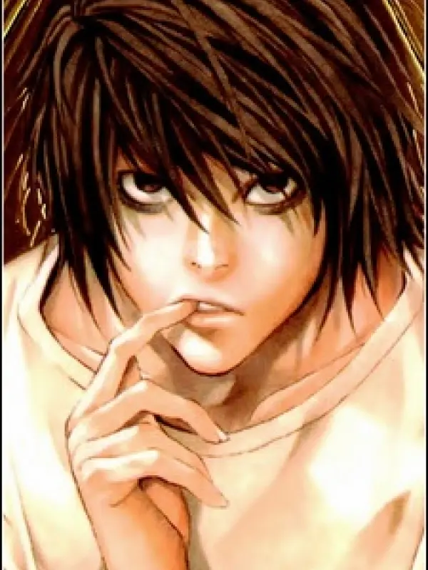 Portrait of character named  L Lawliet