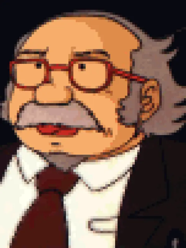 Portrait of character named  Professor Oki