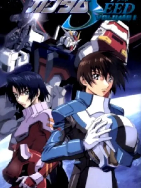 Poster depicting Mobile Suit Gundam Seed