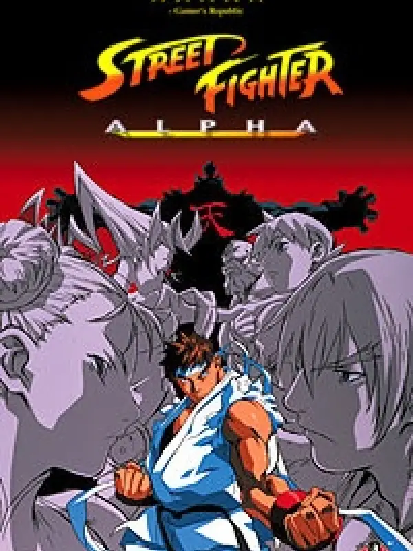 Poster depicting Street Fighter Zero: The Animation