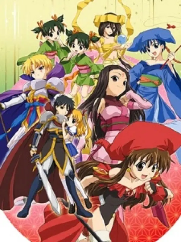 Poster depicting Happy Seven: The TV Manga