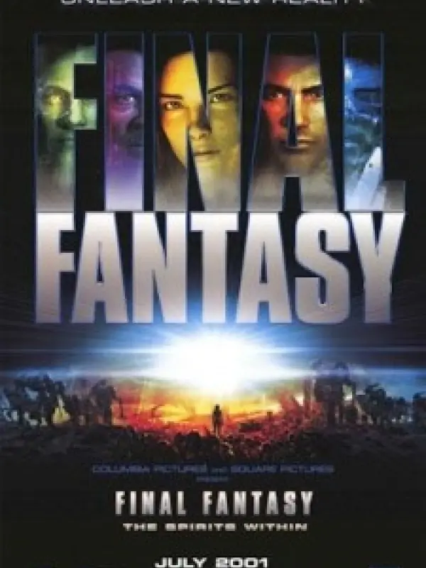 Poster depicting Final Fantasy: The Spirits Within