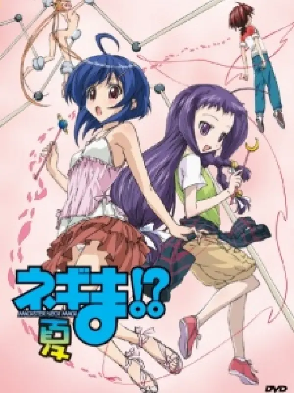 Poster depicting Mahou Sensei Negima! OVA Natsu