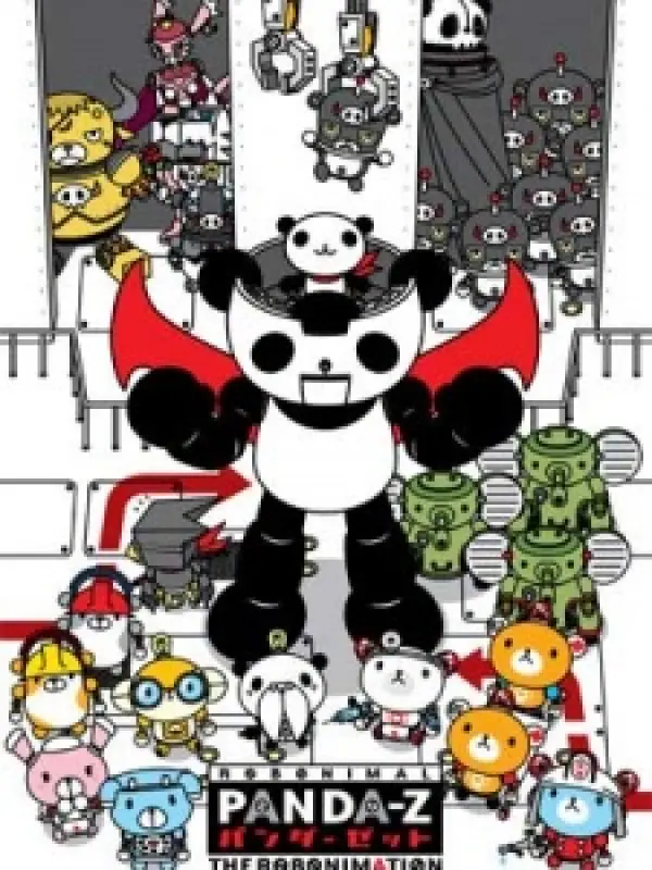 Poster depicting Panda-Z: The Robonimation