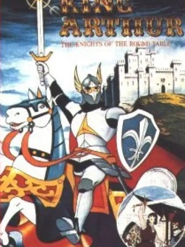 Poster depicting Entaku no Kishi Monogatari: Moero Arthur