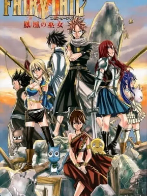 Poster depicting Fairy Tail: Houou no Miko - Hajimari no Asa