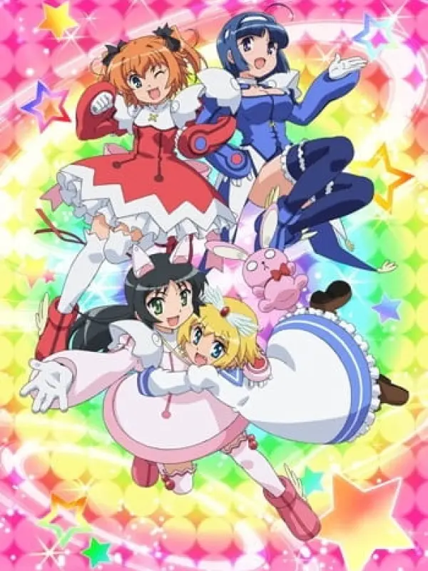 Poster depicting Kaitou Tenshi Twin Angel: Kyun Kyun☆Tokimeki Paradise!! OVA