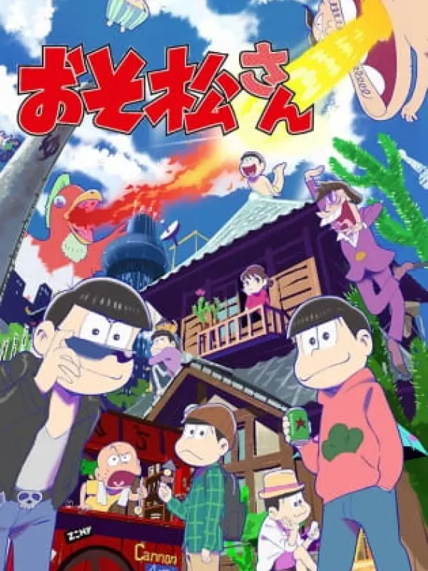 Poster depicting Osomatsu-san