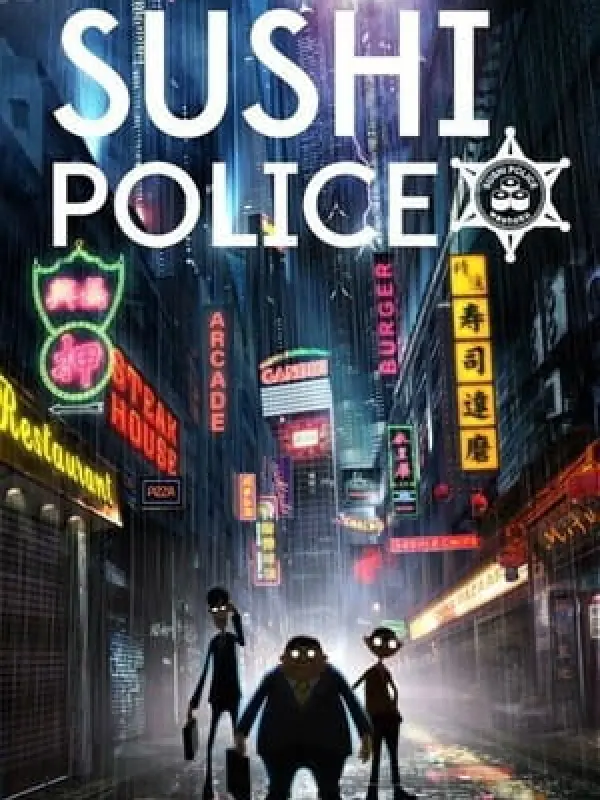 Poster depicting Sushi Police