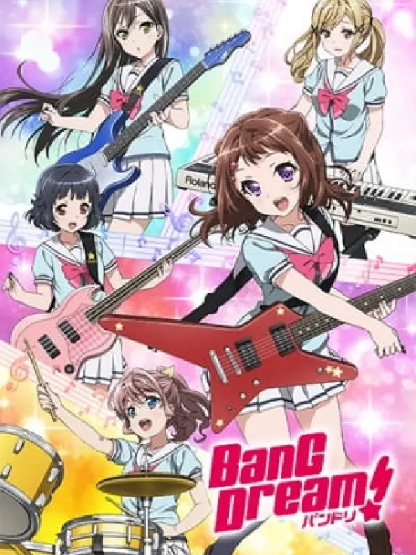 Poster depicting Yes! BanG_Dream!
