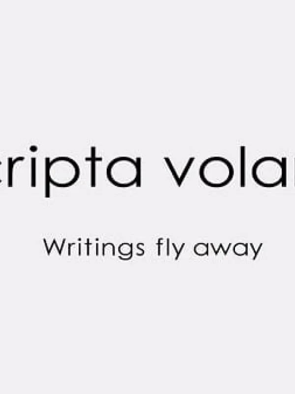 Poster depicting Scripta Volant