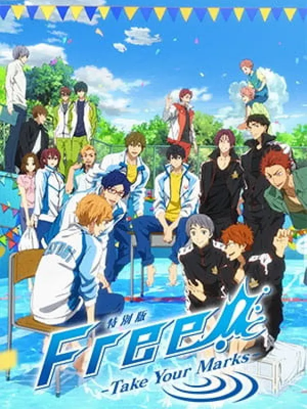 Poster depicting Free!: Take Your Marks
