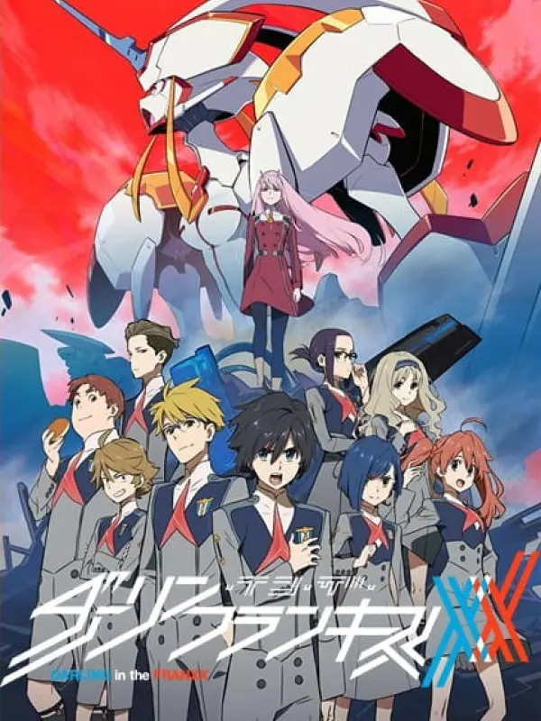 Poster depicting Darling in the FranXX
