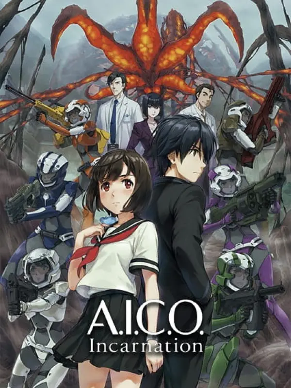 Poster depicting A.I.C.O.: Incarnation