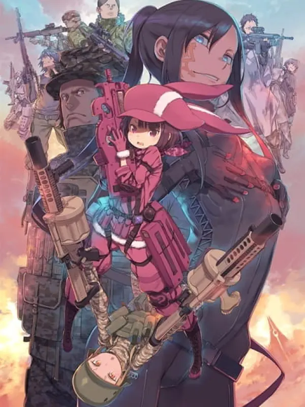 Poster depicting Sword Art Online Alternative: Gun Gale Online - Refrain