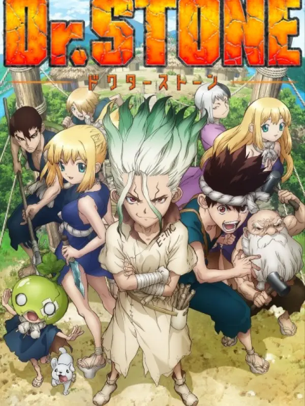 Poster depicting Dr. Stone