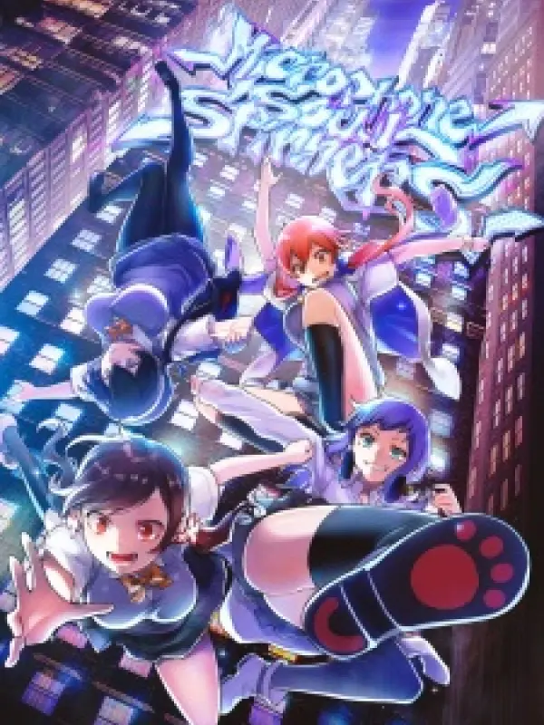 Poster depicting Microphone Soul Spinners: Kotodama Shoujo