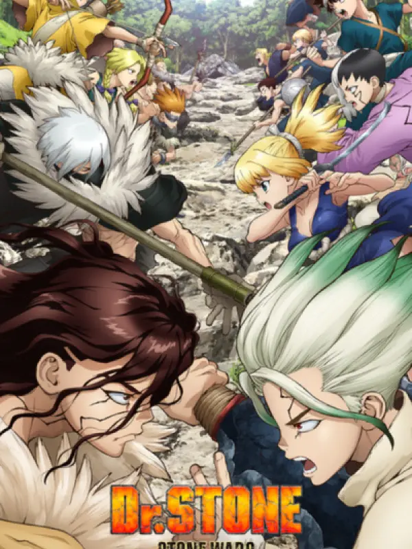Poster depicting Dr. Stone: Stone Wars