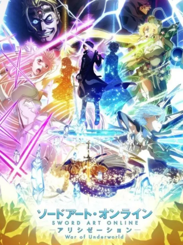 Poster depicting Sword Art Online: Alicization - War of Underworld Recap