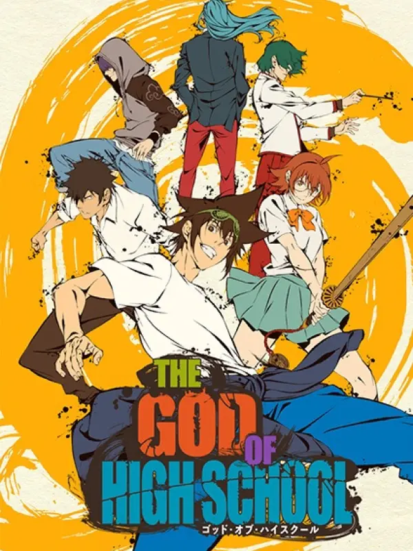 Poster depicting The God of High School