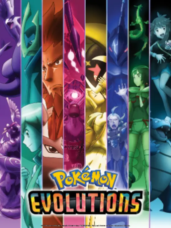Poster depicting Pokemon Evolutions
