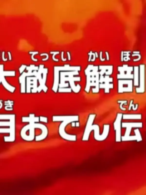 Poster depicting One Piece: Dai Tettei Kaibou! Kouzuki Oden Densetsu!