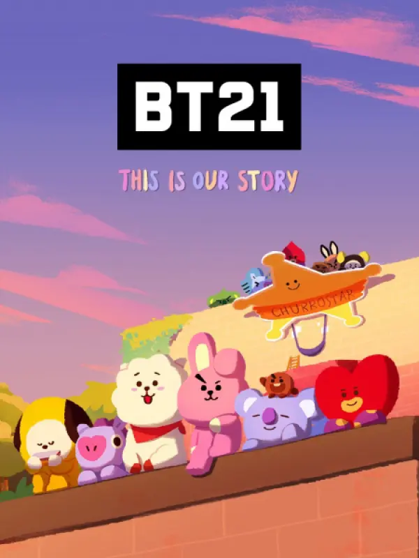 Poster depicting BT21 Original Story