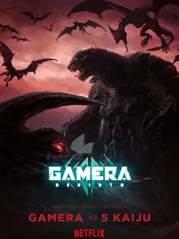 Poster depicting Gamera: Rebirth