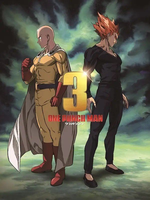 Poster depicting One Punch Man 3