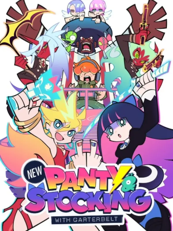 Poster depicting New Panty & Stocking with Garterbelt