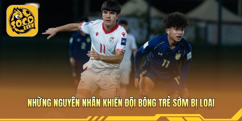 Hàng thủ mắc sai lầm khiến đội trẻ sớm dừng bước 